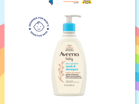 Aveeno Baby Wash & Shampoo 354ml For Cheap