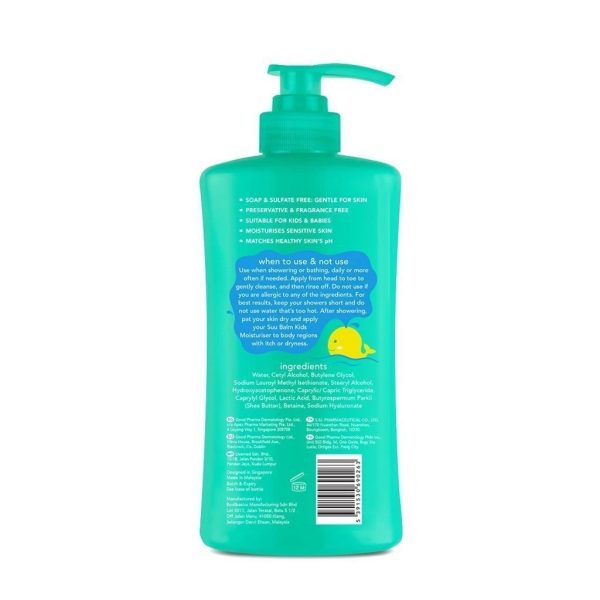 Suu Balm™ Kids Dual Soothing & Moisturising Head-to-Toe Wash (420ml) Cheap