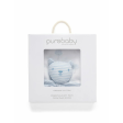 Purebaby Organic Blanket and Soothing Toy GiftSet - Pale Blue Tree Discount