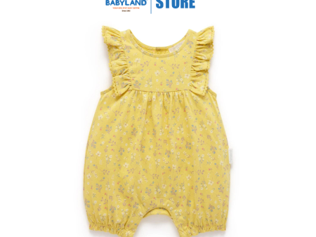 Purebaby Sunshine Ruffle Shortie Growsuit Hot on Sale