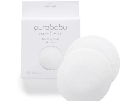 Purebaby Organic Nursing Pads Pack - White For Discount