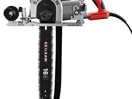 SKILSAW SPT55-11 Carpentry Chainsaw, 15 A, 120 V, 3.3 hp, 14-1 2 in Cutting Capacity, 16 in L Bar Chain Online Sale