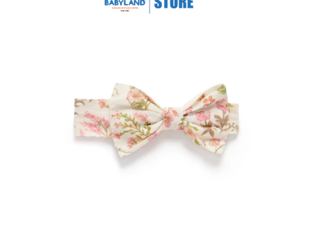 Purebaby Organic Bow Headband Dune Flowers Online Sale