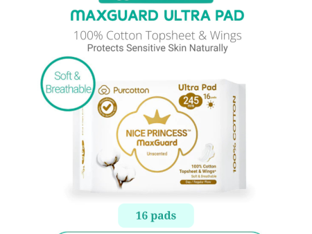 Purcotton Nice Princess MaxGuard Ultra Pad 245mm (16Pads) Supply