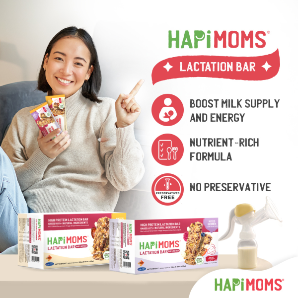 Hapimoms Lactation Bar 150g (5 x 30g) Hot on Sale