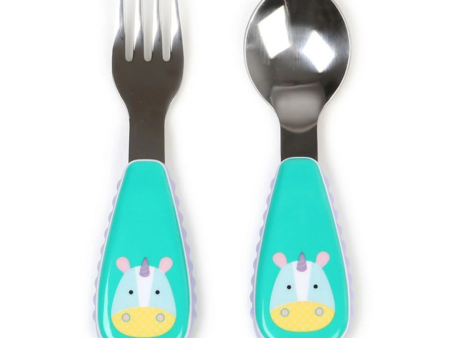 Skip Hop Zoo Utensils Fork & Spoon - Unicorn For Discount