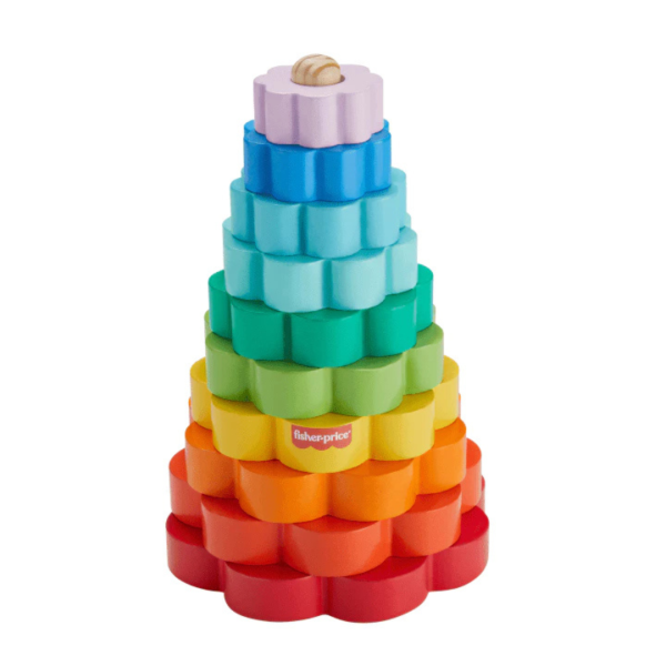 Fisher-Price Wooden Ring Stacker (18m+) Discount