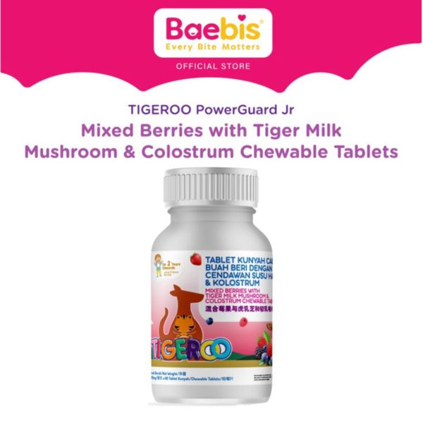 Baebis Tigeroo PowerGuard JR Vitamin Chewable Tablet For Cheap