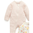 Purebaby 2 Pack Organic Digital Zip Growsuit - Juicy Print Online Hot Sale