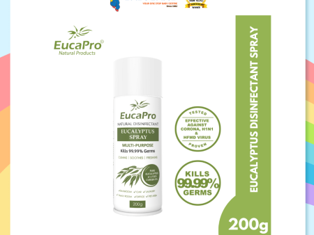 Eucapro Natural Disinfectant Eucalyptus Spray 200g Online now