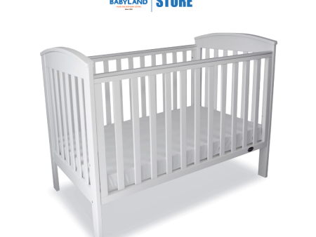 Babyhood Classic Curve 4-in-1 Cot - White For Sale