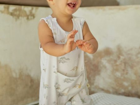 Joey&Mom Sleeveless Bamboo Romper (6-12m) Online