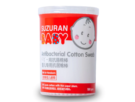 Suzuran Baby Cotton Swab 180pcs For Discount