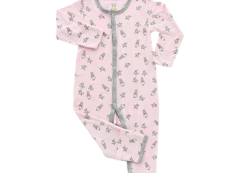 Baa Baa Sheepz Romper Pink Small Star & Sheepz Cheap