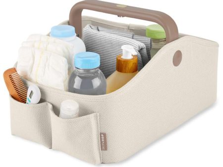 Skip Hop Nursery Style Light Up Diaper Caddy - Oat Online now