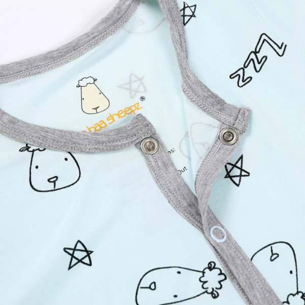 Baa Baa Sheepz Romper Sweet Dreams Baa Baa Blue - Snap Online Sale