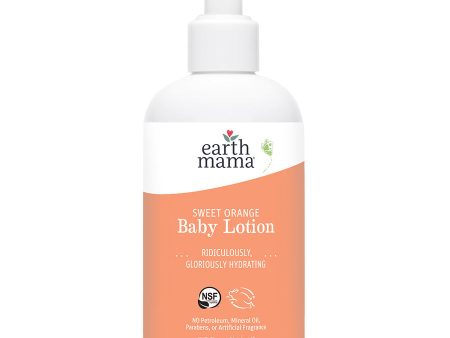 Earth Mama Baby Body Lotion - Sweet Orange 240ml Discount