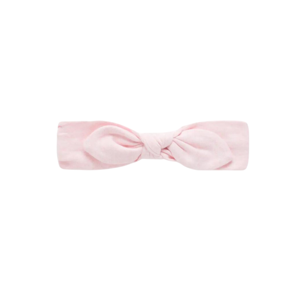 Purebaby Organic Knot Headband - Pale Pink Melange Online Sale