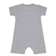 Baa Baa Sheepz Romper Short Sleeve Cute Big Star & Head Grey - 18M Online Hot Sale