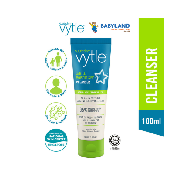 Suu Balm Vytle Gentle Moisturising Cleanser 100ml Fashion