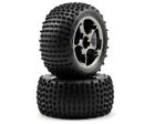 Alias 2.2  Rear Pre-Mounted Tires (2) (Bandit) (Black Chrome) (Standard) Online Hot Sale