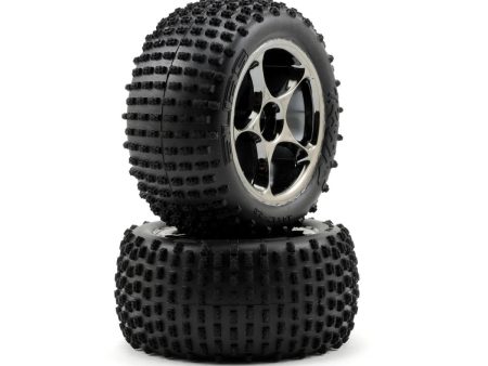 Alias 2.2  Rear Pre-Mounted Tires (2) (Bandit) (Black Chrome) (Standard) Online Hot Sale