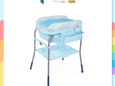 Chicco Cuddle & Bubble Comfort Bath and Changing Table - Ocean Online Hot Sale