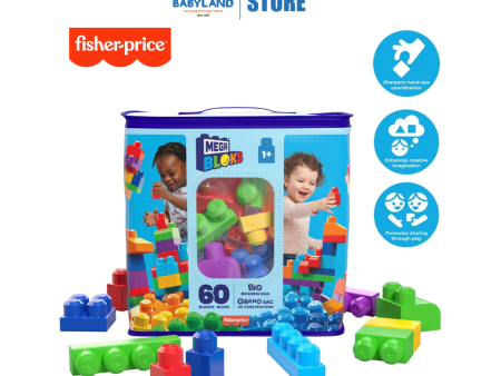 Fisher-Price Mega Bloks Big Building Bag 60pcs (1y+) Supply