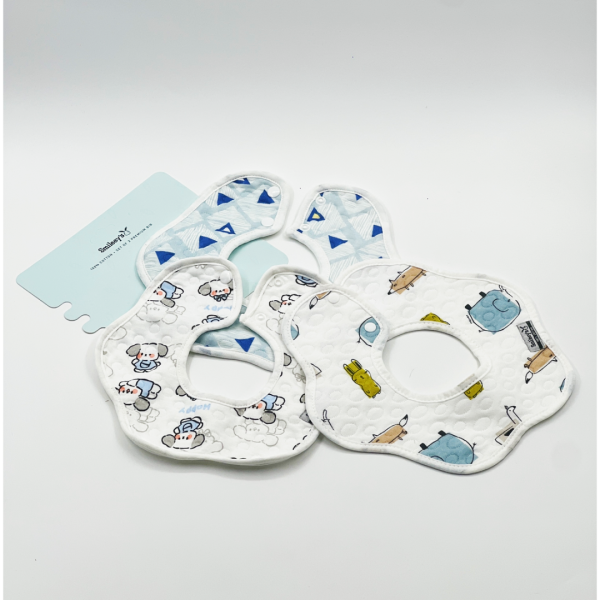 Smileey s Premium Bib 3 Pc - Assorted (Round) For Cheap