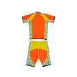 Cheekaaboo Twinwets Toddler Thermal Swimsuit UPF50+ Orange Dino For Cheap