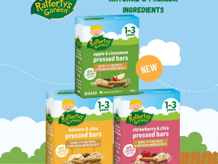 Rafferty s Garden Pressed Snack Bars 90g (12m+) Online now