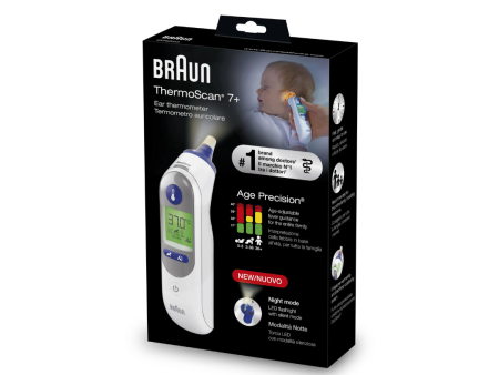 Braun ThermoScan 7+ Ear Thermometer IRT 6525 Hot on Sale