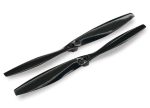 Traxxas Rotor blade set, black (2) (with screws) Online Hot Sale