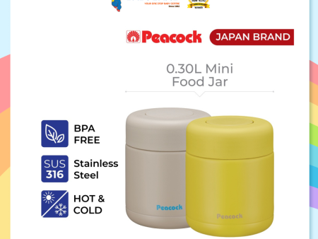 Peacock 300ML SUS316 Mini Food Jar LKD-30 For Discount