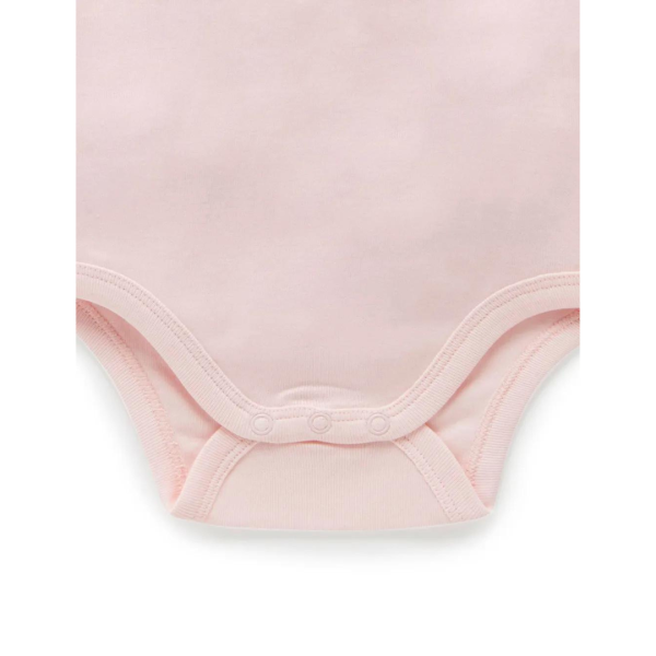 Purebaby 2 Pack Organic RIB  Singlet Bodysuit - Pale Pink Pack Online Hot Sale