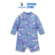 Purebaby Organic Kids Long Sleeve Rashie Sunsuit Shark Discount