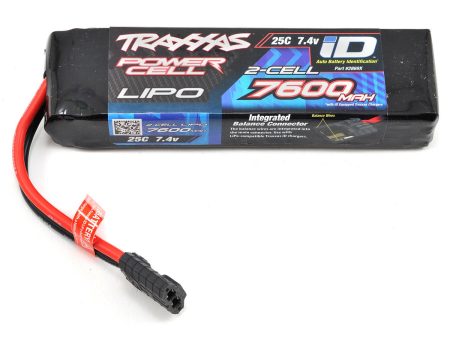 2S  Power Cell  25C LiPo Battery w iD Traxxas Connector (7.4V 7600mAh) Hot on Sale