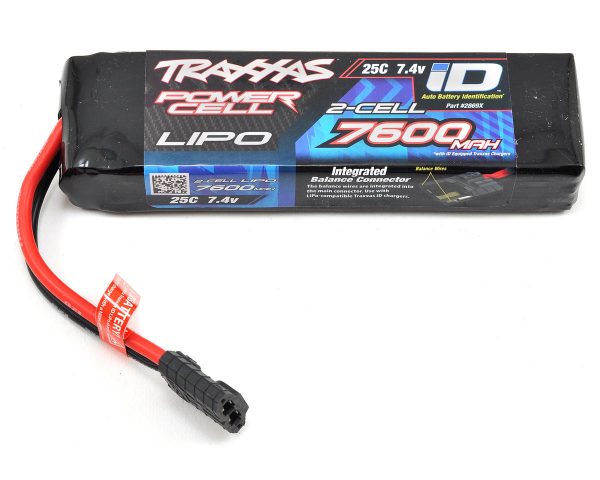 2S  Power Cell  25C LiPo Battery w iD Traxxas Connector (7.4V 7600mAh) Hot on Sale