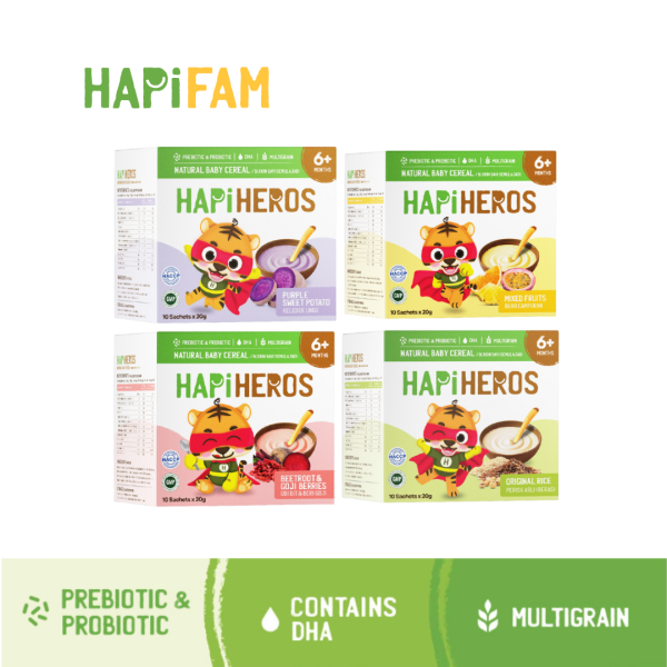 Hapi Heros Natural Baby Cereal 200g (6m+) Online now