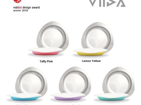 Viida Souffle Antibacterial Stainless Steel Plate Sale