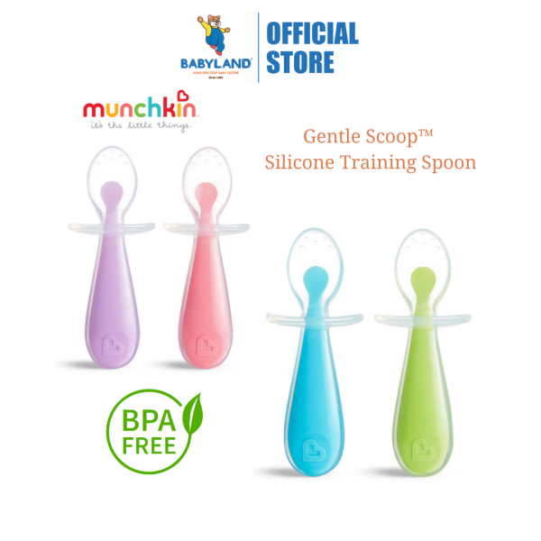 Munchkin Gentle Scoop Silicone Training Spoons 2pcs (6m+) Discount