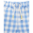 Purebaby Organic Kids Ocean Gingham Shorts For Cheap