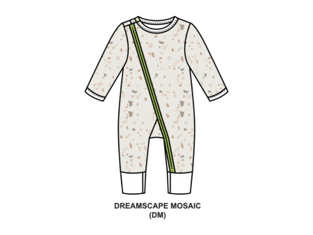 Hamako Tencel Baby Kids Jippa Suit Dreamscape Mosaic Online Sale