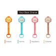 Simba Pacifier Holder Strap Type 0m+ Fashion