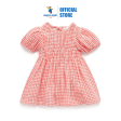 Purebaby Organic Gingham Star Broderie - Festive Shirred Dress Sale