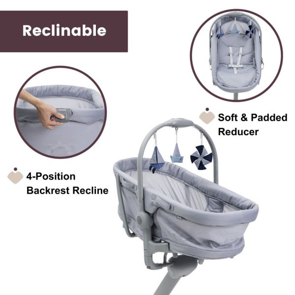 [NEW ARRIVAL] Chicco Baby Hug 5in1 Pro Crib - Earl Grey Online Hot Sale