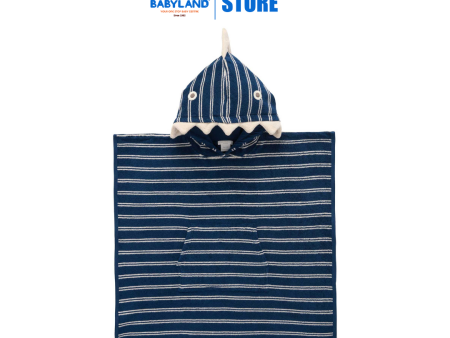 Purebaby Organic Hooded Animal Towel - Marine Stripe Sale