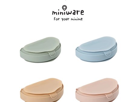 Miniware Silifold (Foldable Silicone Plate): Compact Children s Portable Plate Supply