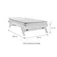 [Pre-Order] Snoozeland Daisy Bedframe with Pull Out Single Raising Bed For Discount