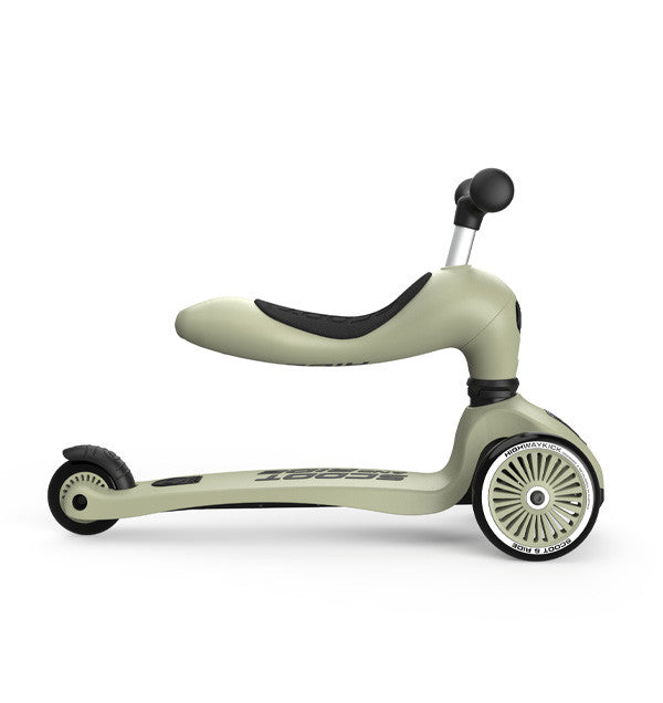 Scoot & Ride Highwaykick 1 Scooter Olive (1-5yrs) Hot on Sale